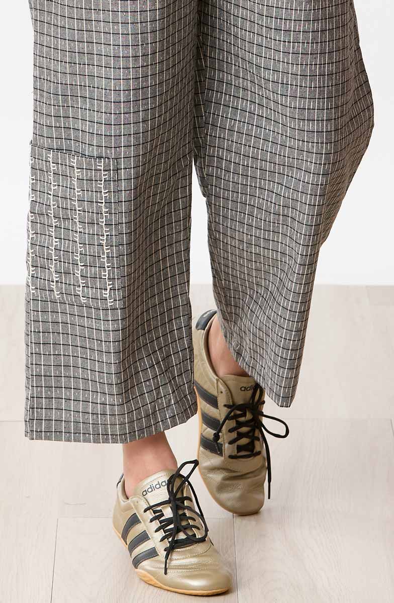 Kesari Pull-On Cargo Crop Pant - Grey