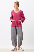 Subhi Double Gauze Tapered-Leg Pant