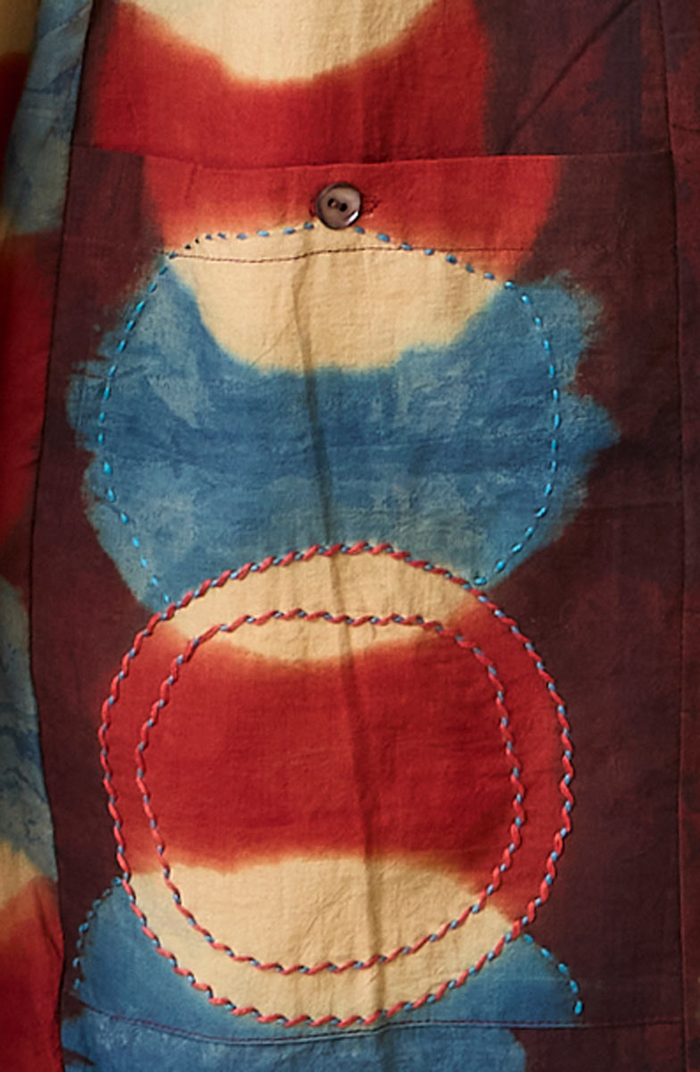 Field Pull-On Lantern-Leg Pant - Indigo/Rust