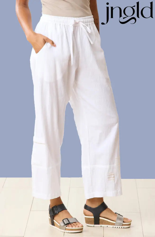 Rajkot Slub Cotton Straight Leg Pant